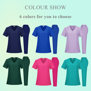 ชุดยูนิฟอร์มขัดเท้าสำหรับผู้หญิงชุดขัดเท้าสำหรับคลินิกโรงพยาบาลสัตว์เลี้ยงพิมพ์โลโก้ - Product Image 2