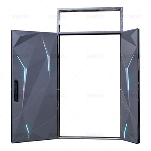 Thiết kế tuyệt vời 3D hiệu ứng cách âm và bền đúc nhôm phòng trò chơi lối vào cửa an toàn với dải ánh sáng mát mẻ - Product Image 2