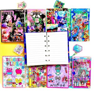 <span class=keywords><strong>Breloque</strong></span> <span class=keywords><strong>en</strong></span> acrylique pour carnet DIY, anime, dessin animé, fait main, pour carnet à feuilles mobiles A5 A7 - Product Image 5