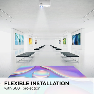Proyector LED WXGA LS610WH de 4000 Lúmenes con Corrección Trapezoidal Horizontal/Vertical, Ajuste en 4 Esquinas y Control LAN para Hogar y Oficina - Product Image 6