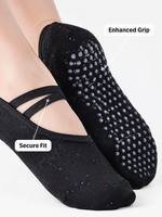 Chaussettes de yoga en coton à logo personnalisé, antidérapantes, coupe basse, pour femmes, chaussettes de yoga et de Pilates