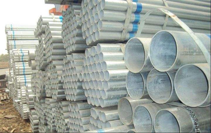 Hot Dipped Galvanized Steel Pipe GI Round Tube for Industrial Workshop ...