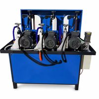 Machine de polissage à plat multi-stations 380V pour tôles d'acier inoxydable et d'aluminium, finition satinée brossée
