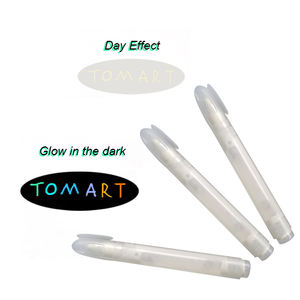 थोक चमक में अंधेरे कपड़े ब्रिटेन के लिए कस्टम लोगो के साथ मार्कर हाइलाइटर कलम टिप्स महसूस किया - Product Image 2