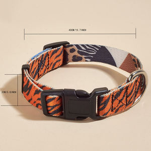 <span class=keywords><strong>Collar</strong></span> para Perro con Estampado Multicolor, Estilo Simple y Moderno para Perros Pequeños, Medianos y Grandes, <span class=keywords><strong>Collar</strong></span> de Nailon Resistente para Mascotas, Pitbulls, Poodles - Product Image 5