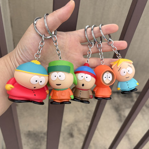 5 pièces/ensemble, porte-clés pendentif mignon de personnage d'anime South Park - Product Image 2
