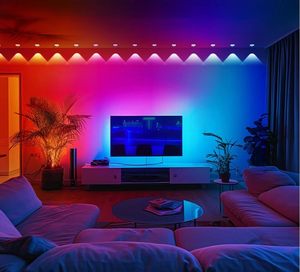 Luces LED Inteligentes RGBIC para Exteriores de 30 Metros, Luces Permanentes para Aleros, Resistentes al Agua, Controladas por Aplicación, Sistema de Iluminación Exterior para el Hogar - Product Image 5