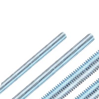 High Strength Metric Carbon Steel 4.8 8.8 10.9 12.9 Grade Threaded Rod Full Thread Bar Galvanized DIN 975 Stud Bolt Fastener