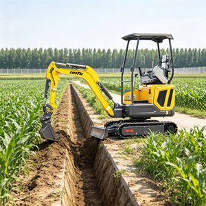 Mini-excavatrice sur chenilles de 1,6 tonne avec moteur EPA 5 pour la construction résidentielle, l'agriculture, le jardin et la maison - Product Image 5