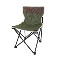 Logo personnalisable Pour Enfants En Plein Air Chaises Pliantes Camping Mini Chaise Pliante En Métal en gros usine pliable chaises Sans Accoudoir
