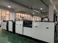 YFMA-590 automatique Double face chaîne de stratification couteau refendage pré-revêtement Film Machine à plastifier bois plastique papier Cartons