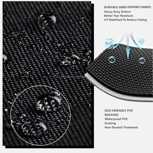 Housse de protection pour bac à feu de terrasse avec sangle d'épaule, en tissu Oxford imperméable et robuste, pour mobilier d'<span class=keywords><strong>extérieur</strong></span>, housse d'hiver - Product Image 4