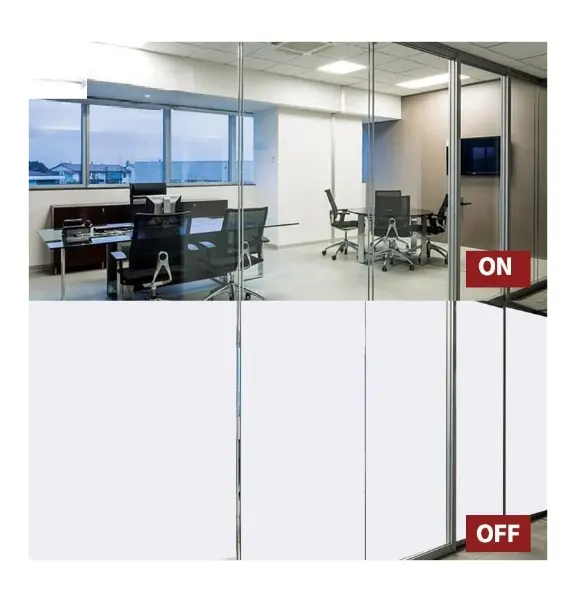Custom Switchable Smart Glass Window Dimming Film For Building Decoration