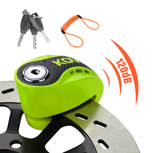 <span class=keywords><strong>KOVIX</strong></span>-Bloqueo de disco de freno antirrobo para motocicleta con logotipo personalizado, módulo electrónico resistente a la intemperie, alarma de 120 decibelios, bloqueo de disco de seguridad para bicicleta - Product Image 1