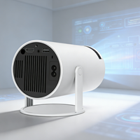 Mini projecteur tendance HY300 Android 11 LED 120 ANSI Lumens, visible en plein jour pour le divertissement et le bureau