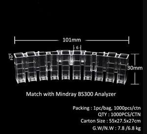 Coupe d'échantillons de laboratoire Mindray Micro <span class=keywords><strong>Cuvette</strong></span> pour plastique BS200 BS120 BS230 BS300 utilisation avec pour analyseur de chimie automatique - Product Image 4