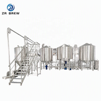 Fermenteur de bière commercial 1000L 2000L, équipement de brasserie, réservoir de brassage industriel entièrement automatisé, système de brasserie