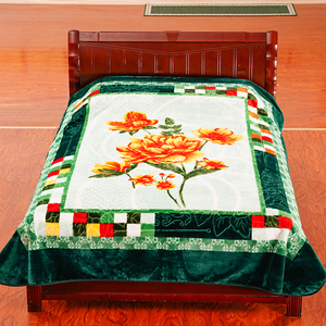 OEM cama individual Raschel manta 150*200Cm 1 capa gruesa cálida estilo coreano juego de cama para el invierno - Product Image 1