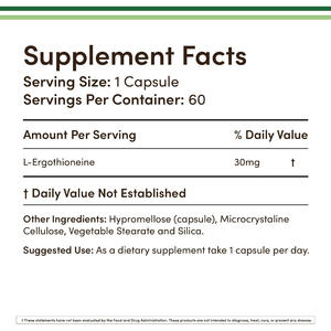 ยาแคปซูล Ergothioneine อาหารเสริมสารสกัดจากเห็ด - Product Image 2