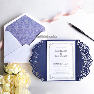 Enveloppes de <span class=keywords><strong>mariage</strong></span> découpées au laser, lot de 50 enveloppes, carte cadeau de luxe personnalisée, pour carte d'invitation, <span class=keywords><strong>a5</strong></span> - Product Image 5