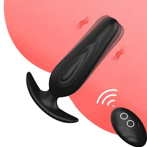 Alemanha Vibrador Anal Controle Remoto Sem Fio Silicone Butt Plug Para Brinquedos Sexuais Gay Para Homens Mulheres Produtos Adultos Massageador De Próstata