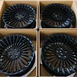 Tùy Chỉnh 19-20 Inch 5X112 R18 Đen Bạc Vòng Tròn Nói Giả Mạo Nhôm 6061 T6 Bánh Xe 25Mm ET Thiết Kế Cho W205 Maybach - Product Image 3