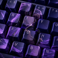VALORANT Reyna – Lot de 68 touches PBT Dye-Sub profil Cherry, personnalisées pour clavier mécanique MX