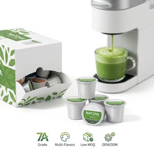 เมล็ดมัทฉะรสชาติหลากหลายสำหรับเครื่องชงกาแฟแบบ K-Cup บรรจุภัณฑ์แบบผสม 2-8 กรัม บริการ OEM ODM รับผลิตแบรนด์ส่วนตัว ราคาโรงงานขายส่ง - Product Image 1