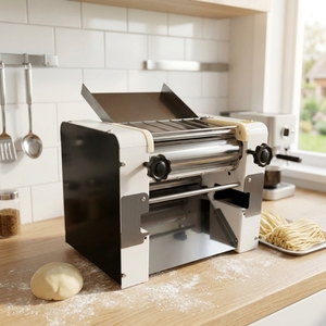 Laminadora Automática <span class=keywords><strong>de</strong></span> Masa para Pizza, Crepas, Macarons, Mille-feuille y Pasteles <span class=keywords><strong>de</strong></span> <span class=keywords><strong>Hojaldre</strong></span> / Máquina Eléctrica para Hacer Pasta y Lasagna - Product Image 2