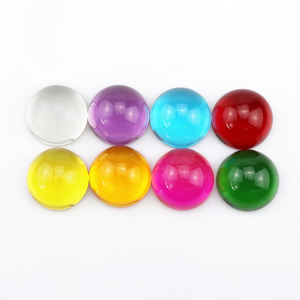 Acrylic Colored Hemisphere Resin Half Round <b>Ball</b> Paper <b>Weight</b> - Product Image 1
