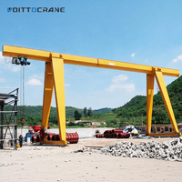 Grue portique à poutre unique montée sur rail, modèle MH, pour levage extérieur, 5 tonnes, 10 tonnes, 20 tonnes