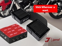 Feux stroboscopiques clignotants JPAD à capteur de lumière LED, rouge, jaune, bleu, vert, en alliage d'aluminium, anti-collision, pour moto