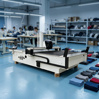 Cortadora de Patrones de Prendas de Vestir de Cama Plana Multicapa, Plotter Automático para Corte de Tela, Máquina de Corte de Tela 120m/min 220V/380V