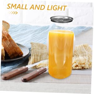 Custom logo Plastic Pet Can <b>Soda</b> Can Juice <b>Bottle</b> 330ml 500ml Beverage <b>Bottle</b> Transparent Pet Clear Can - Product Image 6