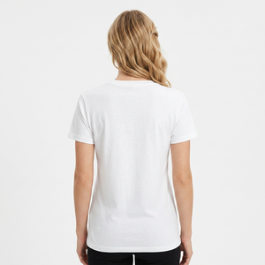 J'ai survécu à trop de tempêtes pour être gêné par les gouttes de pluie T-shirt décontracté imprimé pour femme blanc col rond manches courtes été - Product Image 6