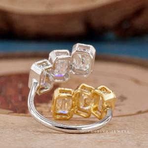 Bague en diamant intemporelle de haute joaillerie avec sertissage sécurisé à quatre griffes et savoir-faire exceptionnel pour une utilisation durable - Product Image 6