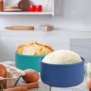 Contenitore di pasta madre durevole e contenitore di pasta per il pane scatola di plastica per impermeabilizzare la pasta per <span class=keywords><strong>Pizza</strong></span> con finitura in silicone - Product Image 3