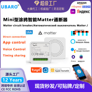 Interrupteur intelligent Matter16A Wi-Fi 2,4 GHz AC220V 16A pour la domotique - Product Image 5
