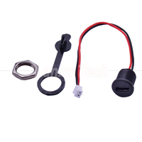 Soket USB Tipe C Betina Tahan Air PVC Kabel Tembaga Murni 2 Pin PH 2.0 XH 2.54 SH1.0 VH ZH MX Konektor untuk Pengisian Daya