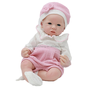 Poupée bébé réaliste en silicone souple de 40 cm, corps entier, <span class=keywords><strong>reborn</strong></span>, <span class=keywords><strong>miniature</strong></span>, modèle de mode, jouet - Product Image 1