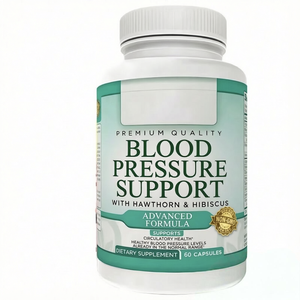 Cápsulas OEM para el Apoyo a la Presión Arterial con Espino Blanco, Hibisco y Ajo, 60 Cápsulas, Suplemento Dietético Sin OMG para la Salud Circulatoria - Product Image 1