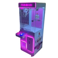 Vente directe usine ACS : Machine d'arcade grue à pinces pour cadeaux, pour divertissement intérieur, construction métal-plastique, prise en charge de l'anglais, pour peluches