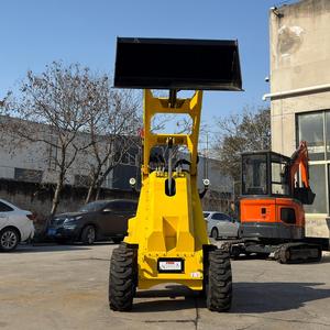 PENGIRIMAN GRATIS Mini Skid Steer <span class=keywords><strong>Loader</strong></span> (Bersertifikat CE/EPA) dengan Aksesoris Bucket, Trencher, dan Rotary Plow untuk Dijual - Product Image 3
