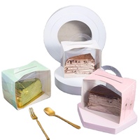 Impression personnalisée boîte d'emballage de haute qualité cupcake crème bouffée oeuf tarte brownie scone cheesecake mille-feuille Mont Blanc