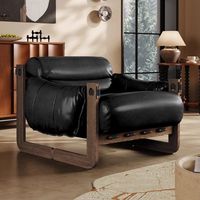 Antiker Stil Massivholz Einzels ofa Chaise Lounge Retro Abnehmbarer Sitzsack mit weichem Rücken für Freizeit balkon Haushalts gebrauch