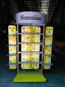 Giá Trưng Bày Giày Bằng Gỗ Cho Cửa Hàng Bán Lẻ Theo Yêu Cầu Giá Trưng Bày Hai Mặt Slatwall - Product Image 4