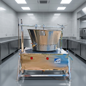 Machine électrique professionnelle inclinable pour la fabrication de Khoya, bouilloire de cuisson de Mawa, mélangeur planétaire alimentaire, chaudière de traitement du lait pour Halwa et confiseries - Product Image 3