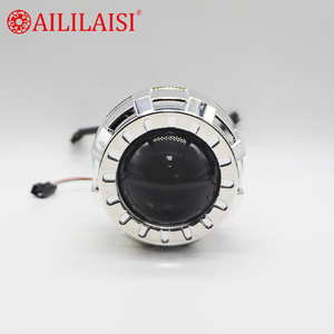 Pièces de mise à niveau de phare universel 2.0 pouces <span class=keywords><strong>masque</strong></span> de lentille de projecteur de voiture carénages de phare chromés pour rénovation décoration couverture lumière - Product Image 2