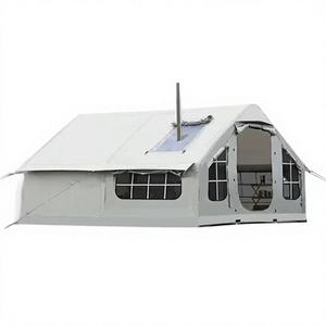 Grande tente de glamping rectangulaire gonflable avec cheminée, imperméable et coupe-vent, pour le <span class=keywords><strong>camping</strong></span> d'hiver en extérieur - Product Image 1