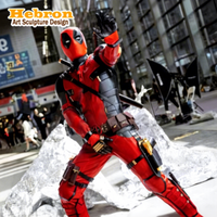 Costume de cosplay Deadpool sur mesure, ensemble d'accessoires de film pour festivals, y compris le haut &amp;   Robe de style anime